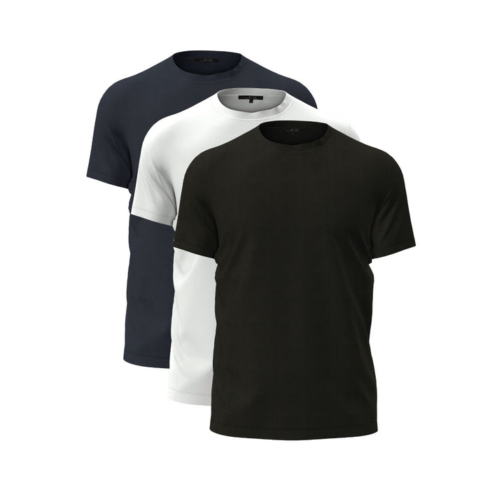 SUPER PACK DE 3 CAMISETAS DE ALGODÓN PIMA ULTRA SUAVE